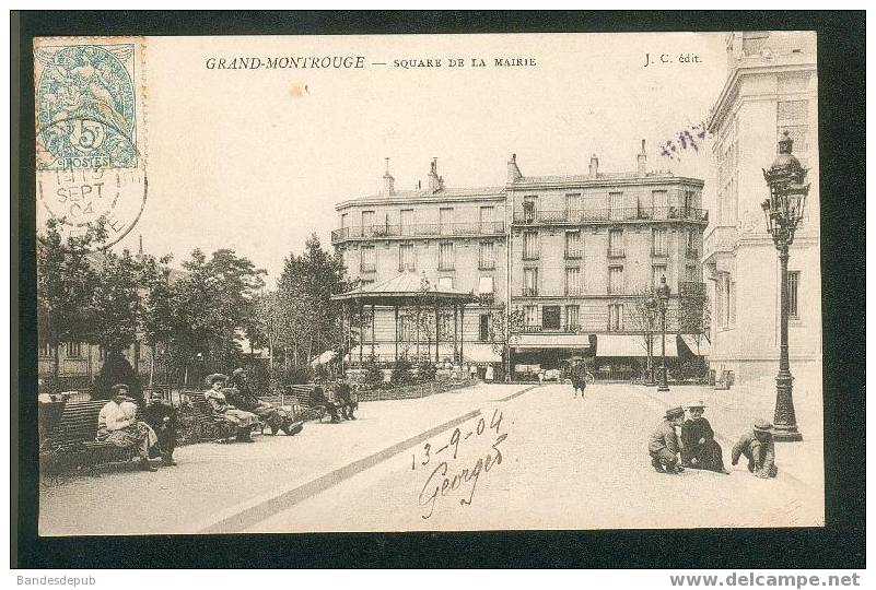 Grand Montrouge - Square De La Mairie ( Animée J. C. édit. ) - Montrouge