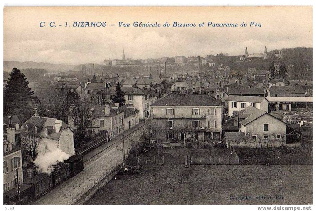 BIZANOS - VUE GENERALE - LE TRAMWAY - Bizanos