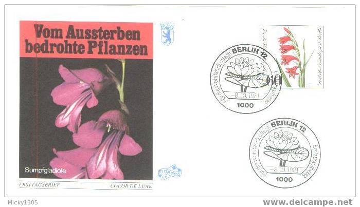 Germany / Berlin - FDC Mi-Nr 650/653 (R268)- - 1981-1990