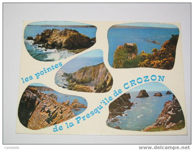 (160) -1- Carte Postale Sur Finistére Crozon Les Pointes  1973 - Crozon