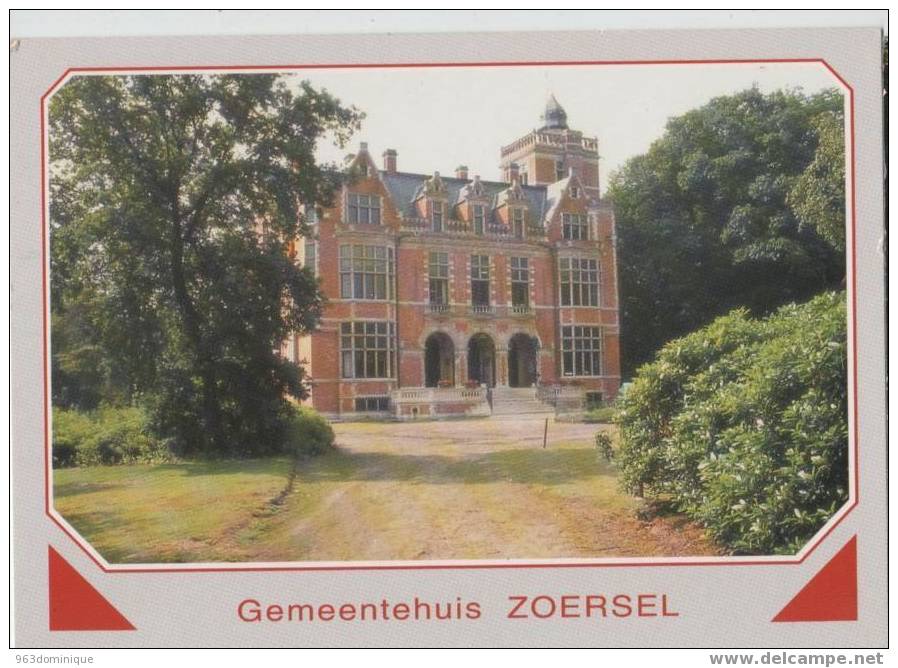 Gemeentehuis Zoersel - Kasteel Park Grondgebied Halle - Zörsel