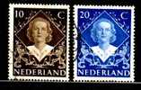 Ned 1948 Inhuldiging Zegels Used 506-507 #406 - Used Stamps