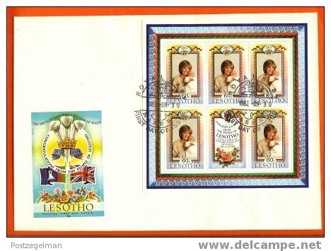 LESOTHO 1982 FDC Royal Birth Nr. 43S 400-401 F-998 - Lesotho (1966-...)