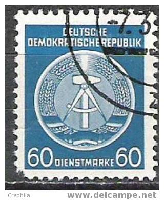 Allemagne - République Démocratique - Service - 1954 - Y&T 15 - Michel 15 - Oblit. - Altri & Non Classificati