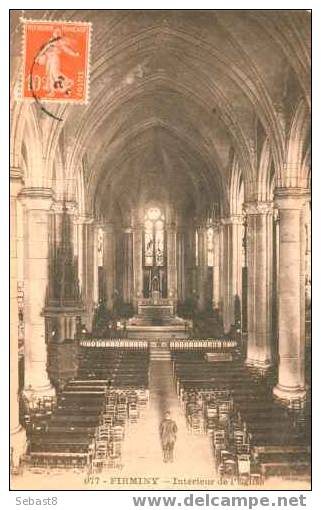 FIRMINY INTERIEUR DE L´EGLISE - Firminy