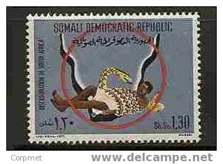 FAUNA - SNAKE Devorating A Man  - SOMALIA - 1969 MINT (NH) - Yvert # 128 - Serpents