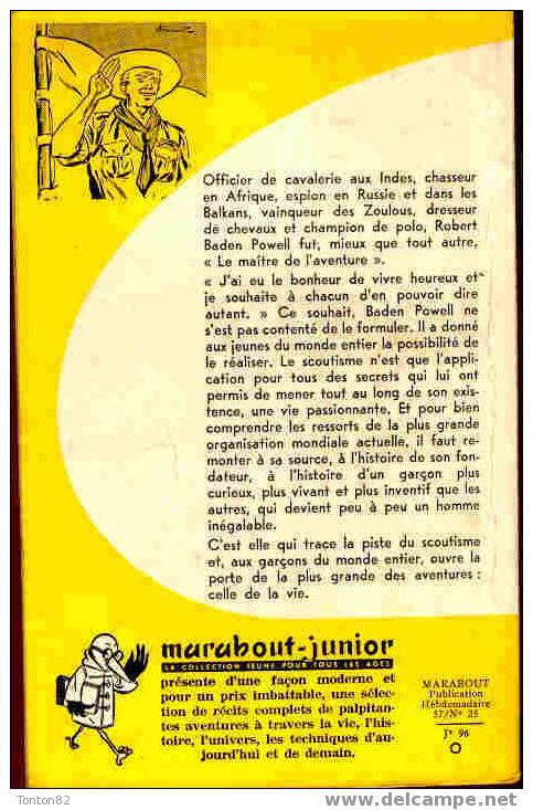 Marabout Junior  N°96 - Baden-Powell, Le Maître De L´aventure - Robert Bastin - Marabout Junior