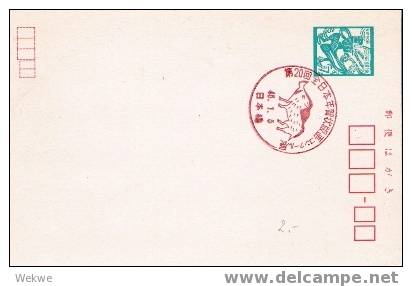 J322/  JAPAN - GA Sonderstempel Wildschwein - Enveloppes