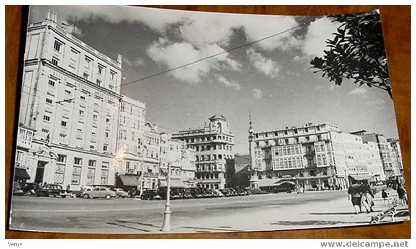 ANTIGUA FOTO POSTAL DE LA CORUÑA Nº 113 - CANTON GRANDE - ED. ARTIGOT - SIN CIRCULAR - La Coruña