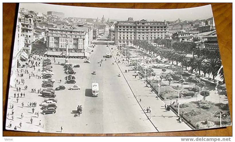 ANTIGUA FOTO POSTAL DE LA CORUÑA Nº 117 - CANTON GRANDE - ED. ARTIGOT - SIN CIRCULAR - La Coruña