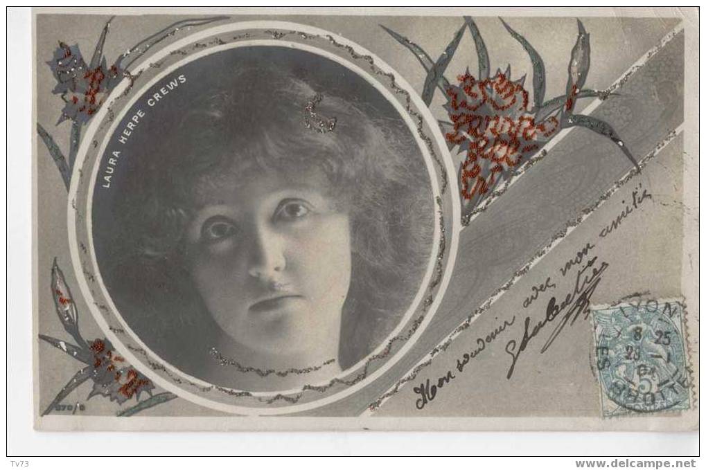 #A105 - Laura HERPE CREWS - (Artiste Belle époque - Edwardian Artist) - Artisti