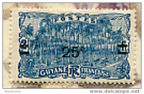 Guyane  ~ N 92 ~  Neuf Avec Trace De Charniere - Unused Stamps