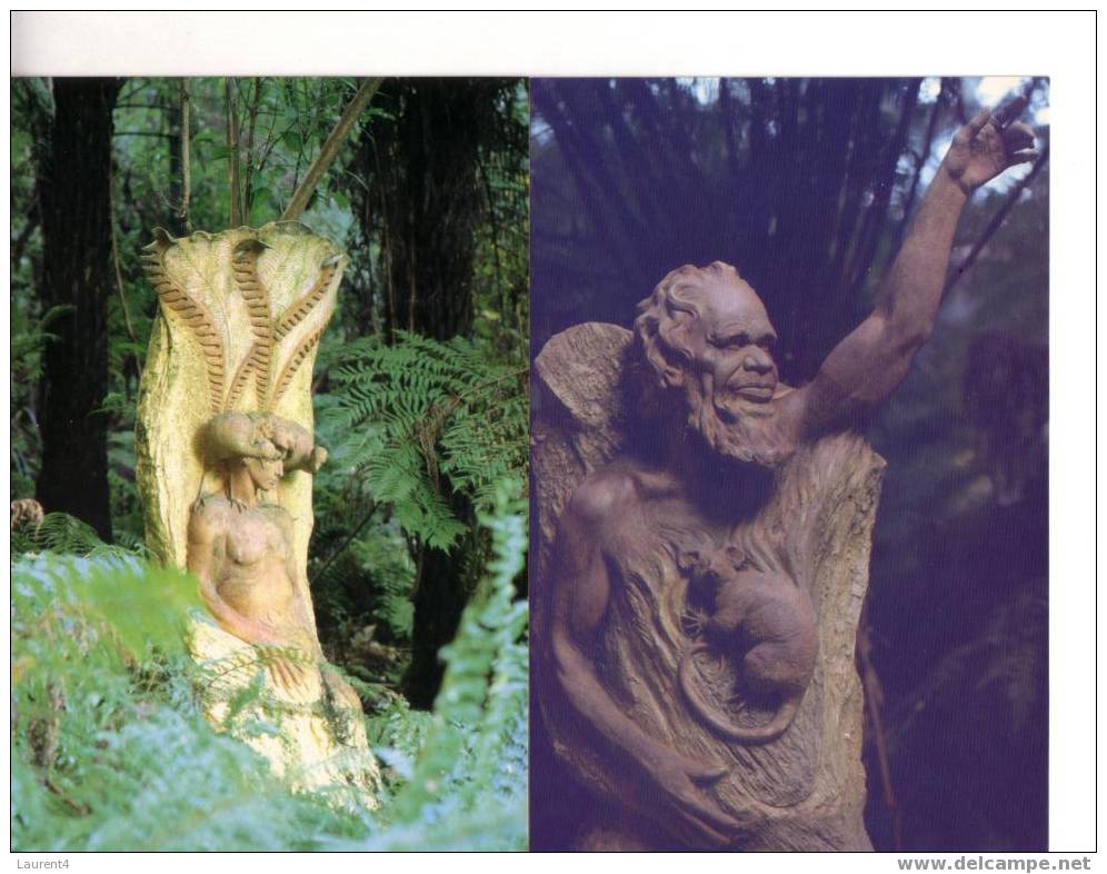 1 + 2 Carte Du Victoria - William Ricketts Sanctuary / 3 Victoria Postcard - Other & Unclassified