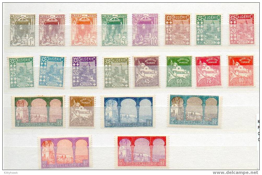 ALG 42 - YT 34 à 56 * Sauf 47 - Unused Stamps