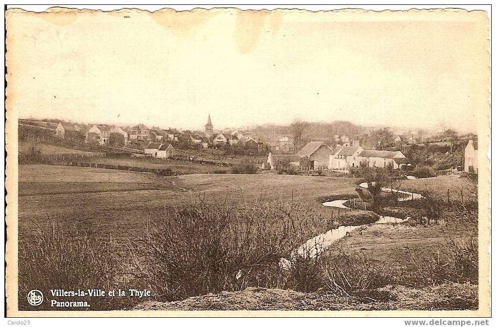 VILLERS  -  LA  VILLE   ET  LA  THYLE  :  PANORAMA - Villers-la-Ville