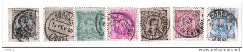 PA175B - PORTOGALLO , Serie 55/61 (manca Il N. 55) Dent 11 1/2. - Used Stamps