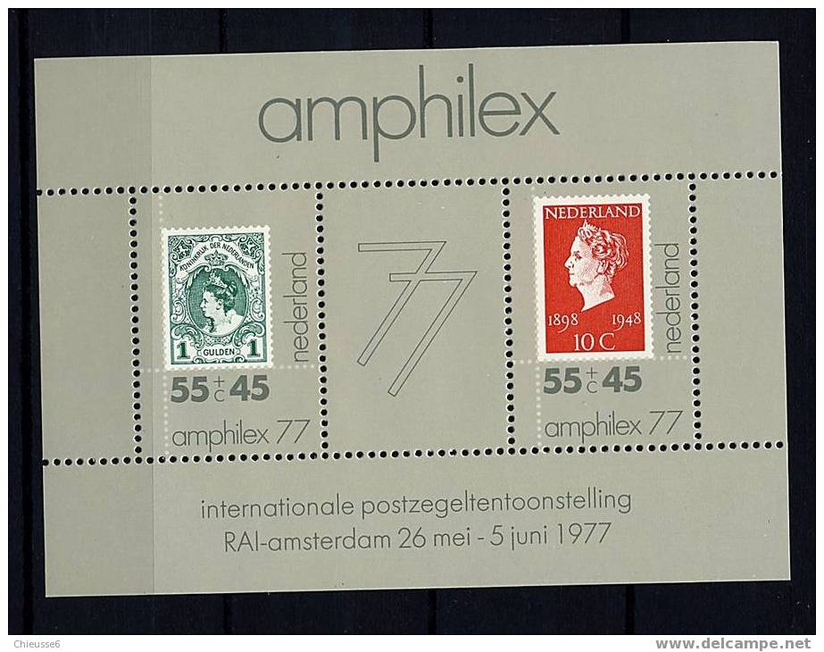 Pays Bas ** Bloc N° 16 - "Amphilex 77" - Blocks & Sheetlets