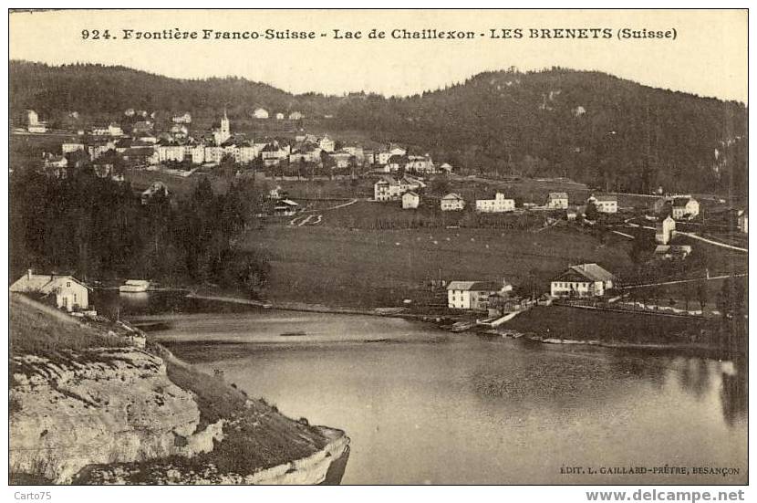 SUISSE - Lac De Chaillexon - Les Brenets - Les Brenets