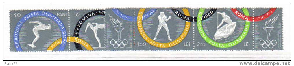 PA187 - ROMANIA , Olimpiadi Serie 1710/1714 *** - Ungebraucht