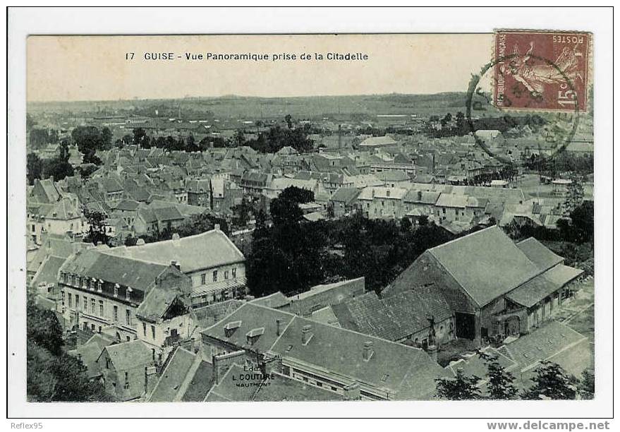 GUISE - Vue Panoramique Prise De La Citadelle - Guise