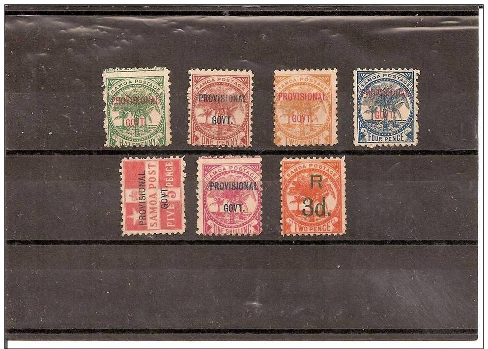 TIMBRES SANS GOMME DE SAMOA - Samoa