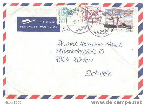 Jugoslawien / Yugoslavia - Umschlag Gestempelt / Cover Used (Y678) - Lettres & Documents