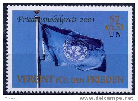 ONU Vienne 2001 - YT 363 ** (Prix Nobel De La Paix 2001) - Unused Stamps