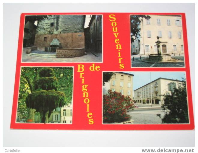 (162) -1- Carte Postale Sur Souvenir De Brignoles - Brignoles