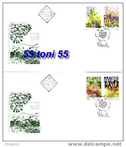 Bulgaria / Bulgarie  2007   Plants 4v.- FDC - FDC