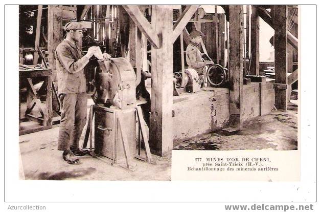 MINES D´OR DE CHENI .ECHANTILLONNAGE DES MINERAIS AURIFERES - Saint Yrieix La Perche