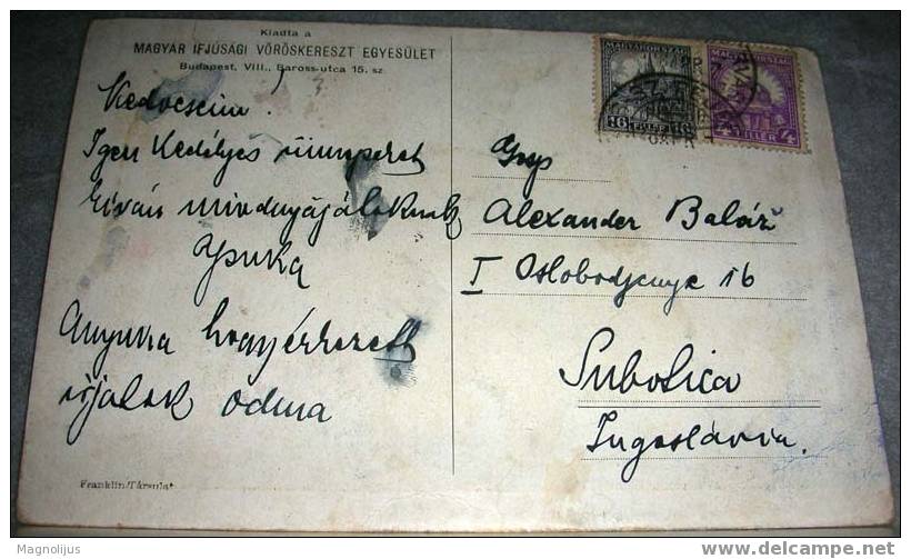 Red Cross,Hungary,Children,Folklore,Costumes,Eggs,Signatured,vintage Postcard - Rotes Kreuz