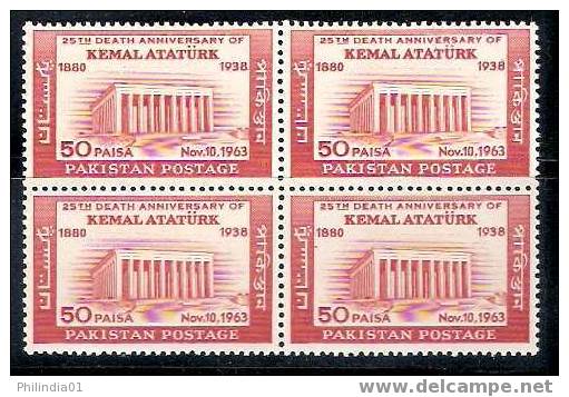 Pakistan 1963 Turky President Mustafa Kemal Ataturk's Mousoleum 1v SetBlk/4 MNH**  # 1560 - Pakistan