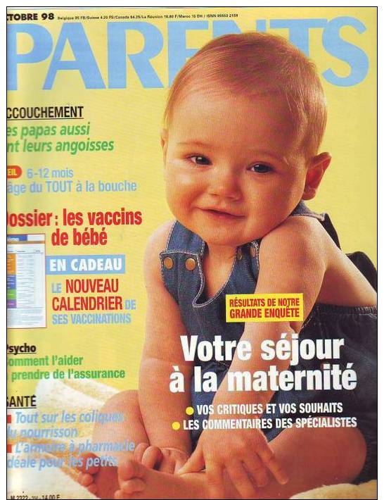 PARENTS N° 356  DE OCTOBRE 1998 - Autres & Non Classés