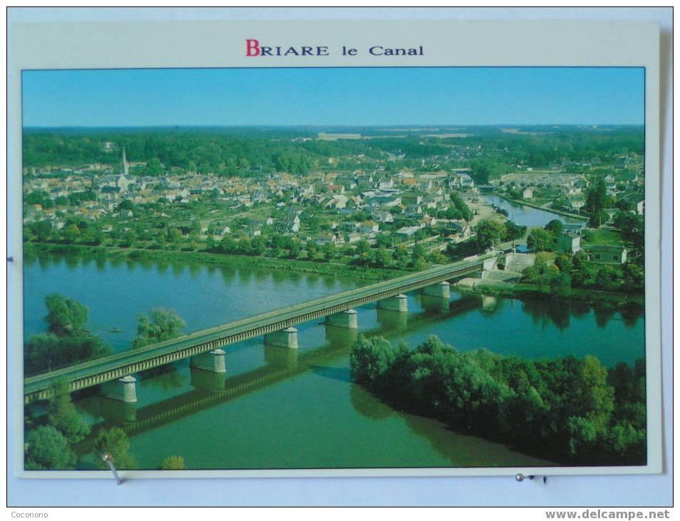 Briare - Vue Aérienne Du Pont Canal Enjambant La Loire - Briare