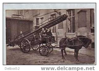 91 . Pompiers - La Grande Echelle - Brandweer