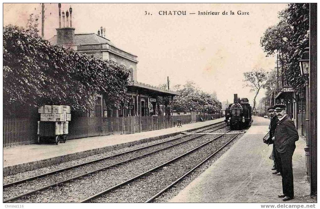 78 CHATOU Intérieur De La Gare   TOP - Chatou