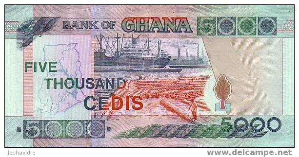 GHANA   5 000 Cedis   Daté Du 02-05-1998   Pick 34     ***** BILLET  NEUF ***** - Ghana