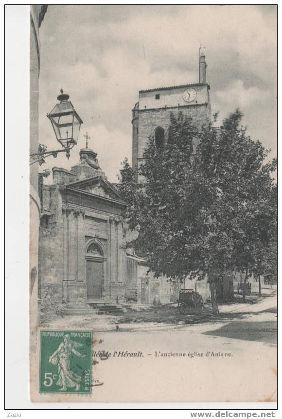 34.074/ ANIANE -L'ancienne église D'Aniane - Aniane