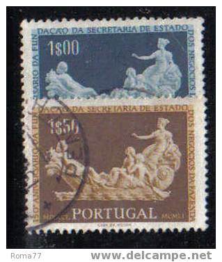 PB9 - PORTOGALLO , Serie Finanze N. 805/806 - Used Stamps