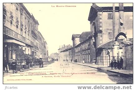 31 - St GAUDENS - Entrée De La Sous Préfecture Et Collège - A Gauche, Hôtel Ferrière - Saint Gaudens