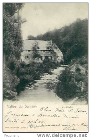 Belgique:SAMSON(Namur.):V Allée   Du Samson:Un Moulin.Nels,série 9,N°45.Oblit.AMBULANT:LIE             GE-ERQUELINNES.1 - Molinos De Agua