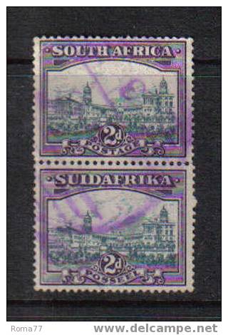 PB61A - SUD AFRICA 1939 , N. 104+106 COPPIA VERTICALE *** - Altri & Non Classificati