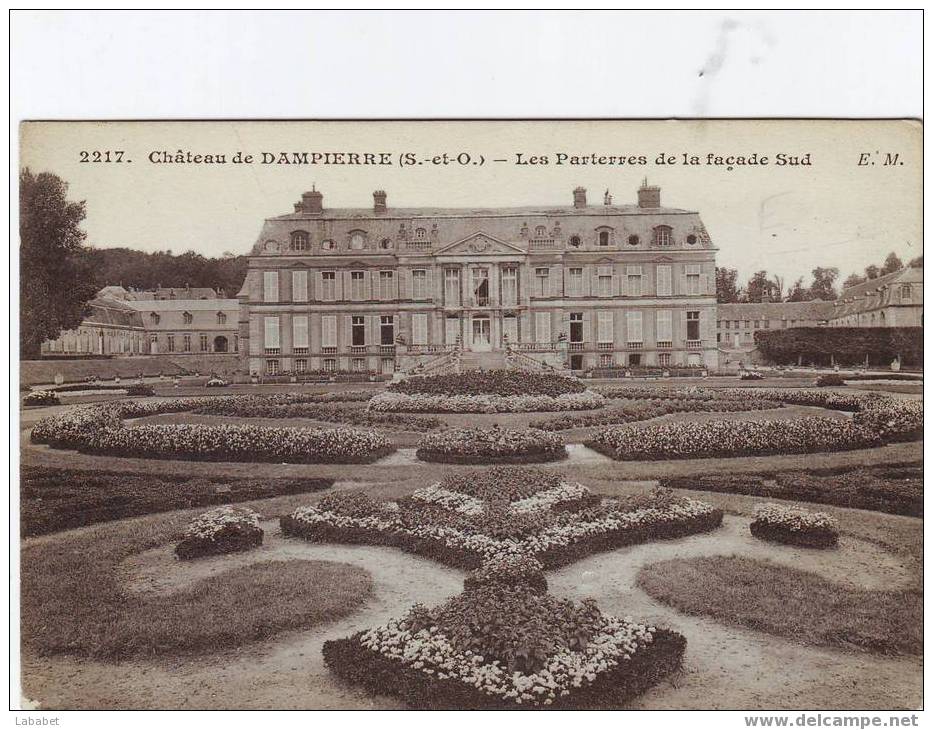 DAMPIERRE LE CHATEAU N°2217 LES PARTERRES - Dampierre En Yvelines