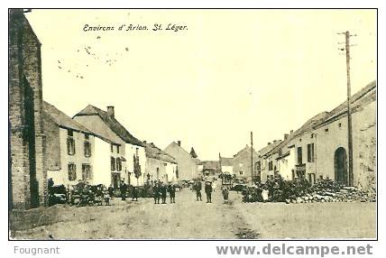 Belgique:SAINT LEGER:Environs D´Arlon".Feldpoststation. ".Villade Animé. - Saint-Léger