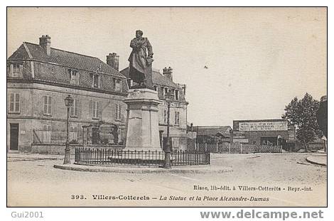 VILLERS COTTERETS (02) PLACE ALEXANDRE DUMAS - Villers Cotterets