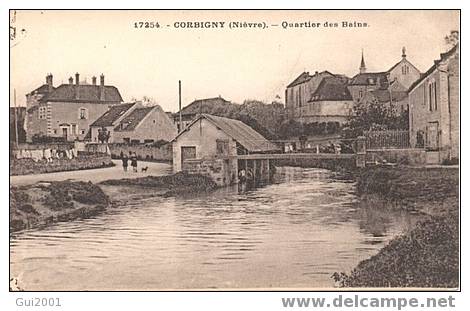 CORBIGNY (58) QUARTIER DES BAINS - Corbigny