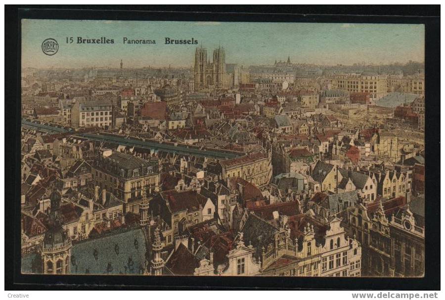 PANORAMA  * Bruxelles  Ed.ALBERT - Mehransichten, Panoramakarten