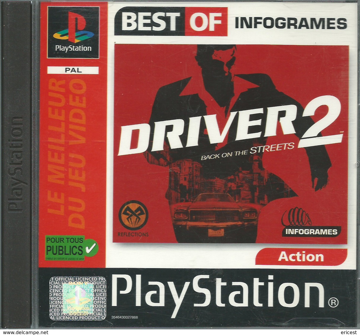 - JEU PS1 DRIVER 2 BON ETAT (2CD) - Playstation