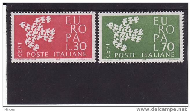 C371 - Italie 1961 -  Yv.no.858/9 Neufs** - 1961