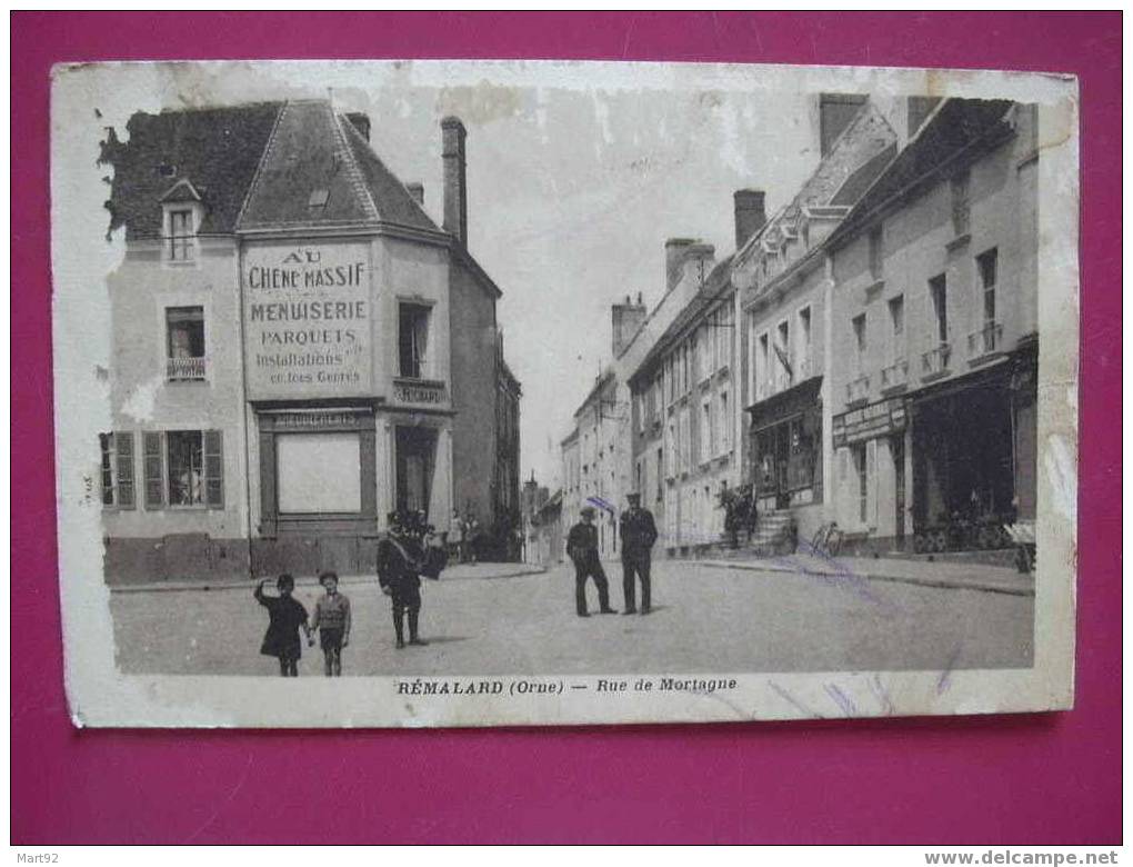 61 REMALARD RUE DE MORTAGNE  AU CHENE MASSIF MENUISERIE PARQUETS ETS RICHARD - Remalard